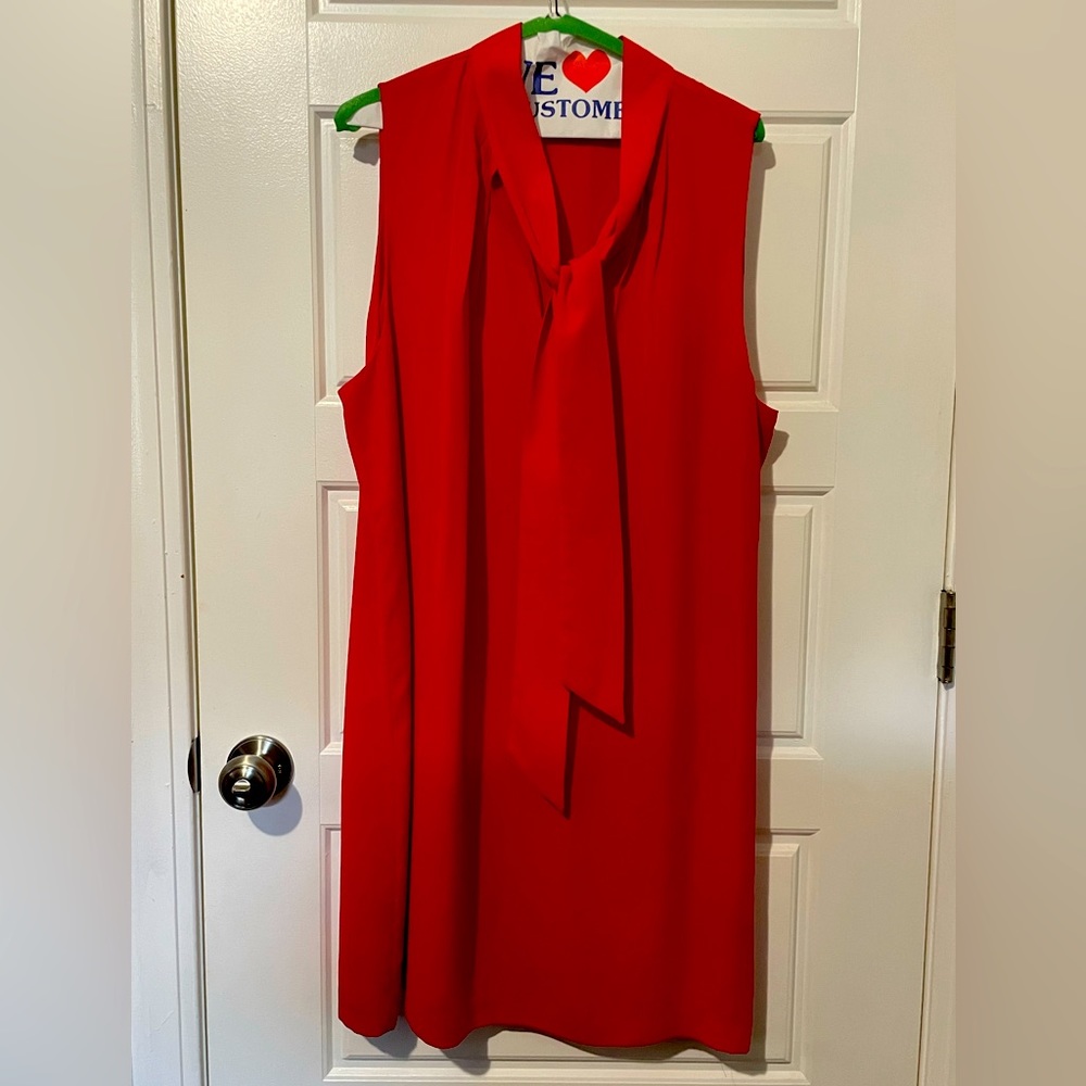 Red, H&M dress , US 16
